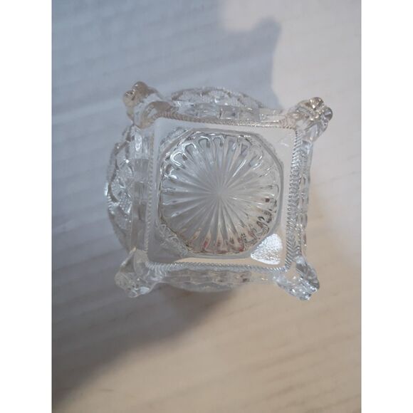 Avon Fostoria Glass Footed Salt Cellar - Picture 3 of 7